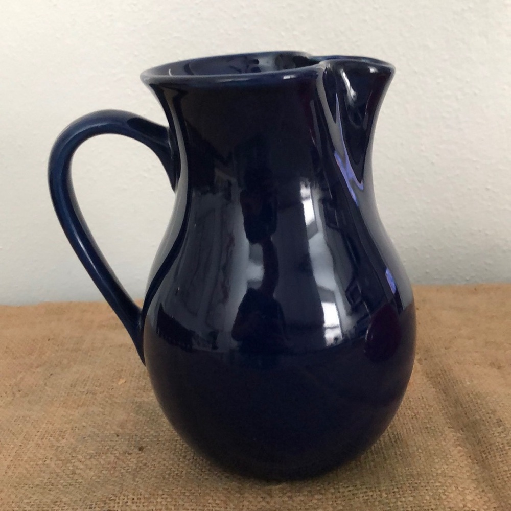 CHANTAL  Cobalt blue Ceramic Pitcher